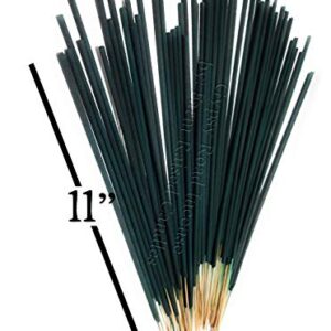 Mintronella Mosquito Patio Sticks/Natural - U.S.A Made 100 Pack. / No See Ums - Gnats - Fly Stick/Outdoor Incense Bug Sticks. Citronella Plant Oil + Peppermint - Lavender - Pool - Camping - Patio.